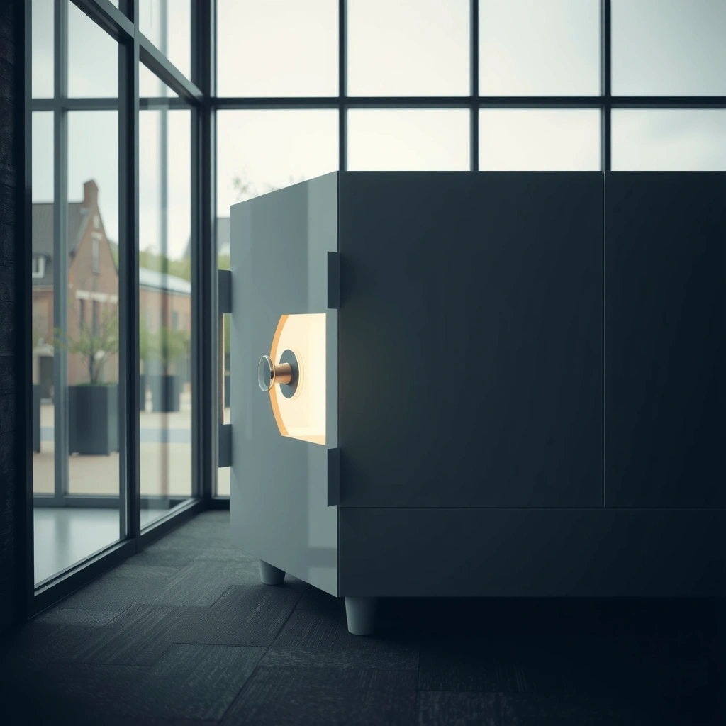 Secure data vault illustration