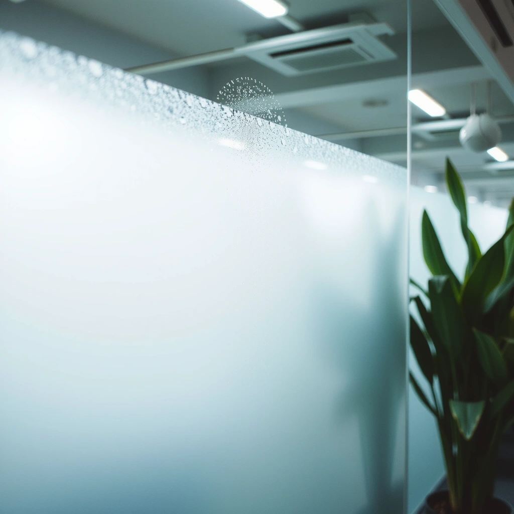 Privacy glass texture
